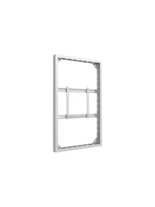 Multibrackets M Pro Series enclosure - medium - for LCD display - high brightness - white RAL 9005 - Max 80 kg - recommended for 65"