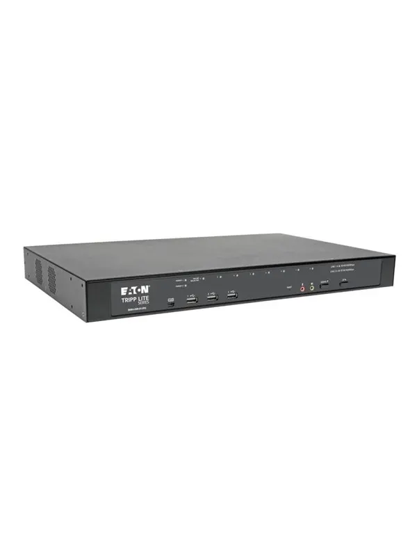 Tripp Lite Eaton  series 8-Port Cat5 KVM over IP Switch with Virtual Media - 1 Local &amp; 1 Remote User 1U Rack-Mount TAA