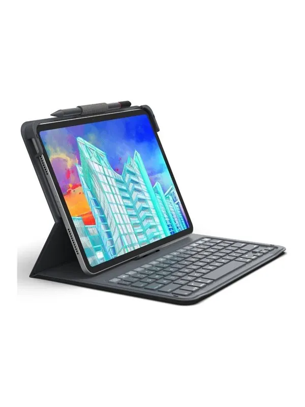 ZAGG Messenger Folio 2 for Apple 10.9-inch iPad Air - Tastatur & Folio set - Nordisk - Grå