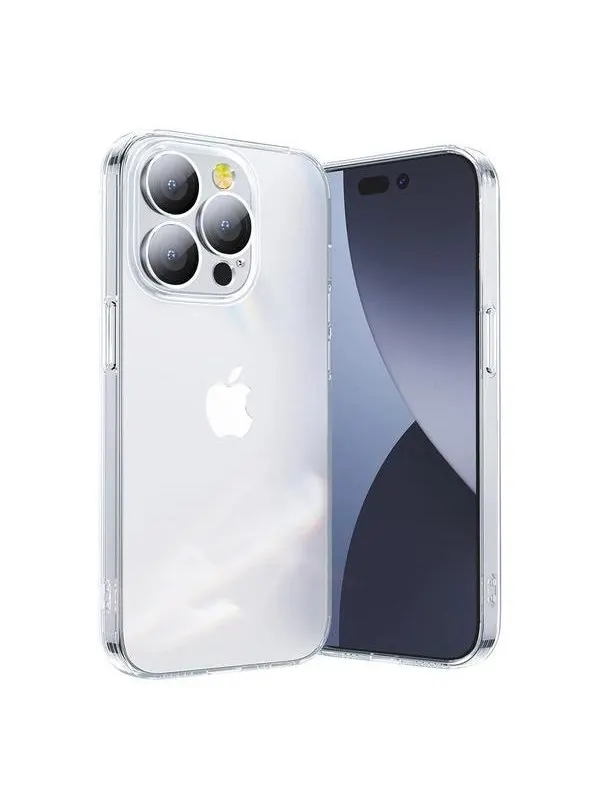 Joyroom  14Q Case Case iPhone 14 Plus Case Cover with Camera Cover Transparent (JR-14Q3 transparent)