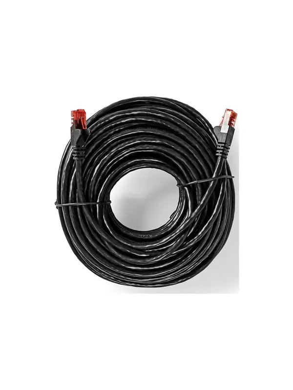 Nedis CCGL85900BK300 networking cable - Svart - 30m