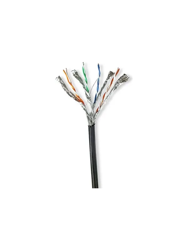 Nedis CCBG8599BK100S networking cable - Svart - 100m