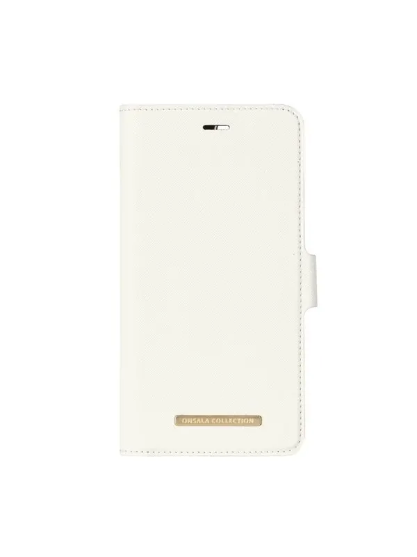 ONSALA Mobile Wallet Saffiano White iPhone6/7/8 Plus