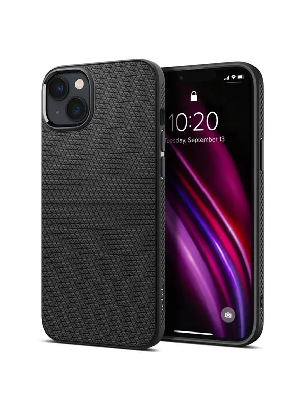 Spigen Liquid Air - matte black - iPhone 14