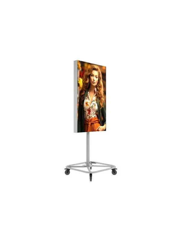 Multibrackets M Pro Series cart - quadpod - 1x3 - white - Max 35 kg - recommended for