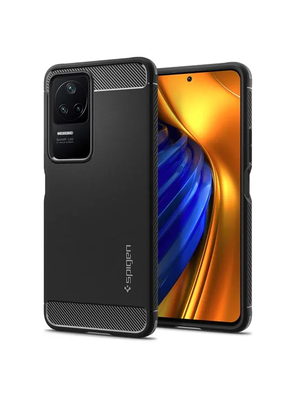 Spigen Rugged Armor - matte black - Xiaomi POCO F4/Redmi K40S