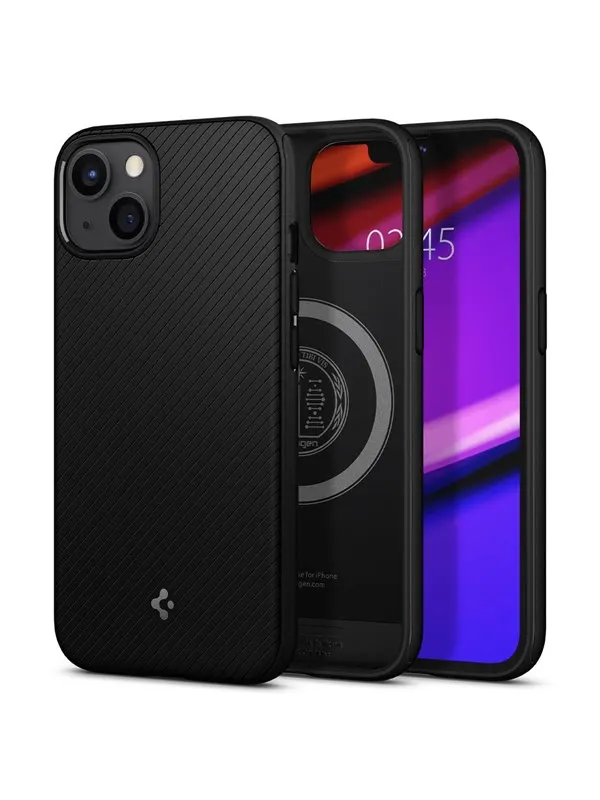 Spigen Mag Armor - matte black - iPhone 13