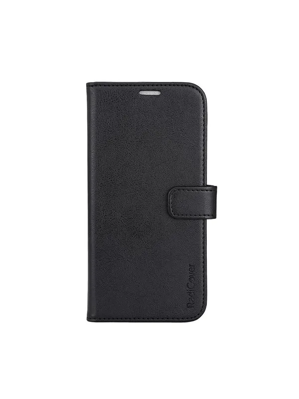 Radicover Wallet Case Anti Radiation PU MagS RFID Black - iPhone 15 Plus