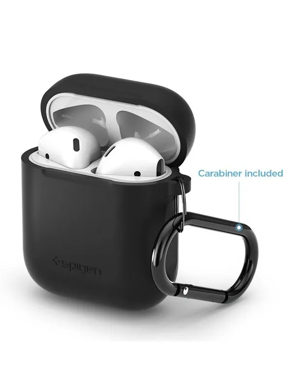 Spigen Silicone case - black - AirPods 1/2019