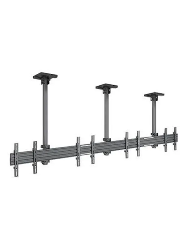 Multibrackets M Pro Series mounting component - single side - for 4 flat panels - black - Max 200 kg - recommended for 50"