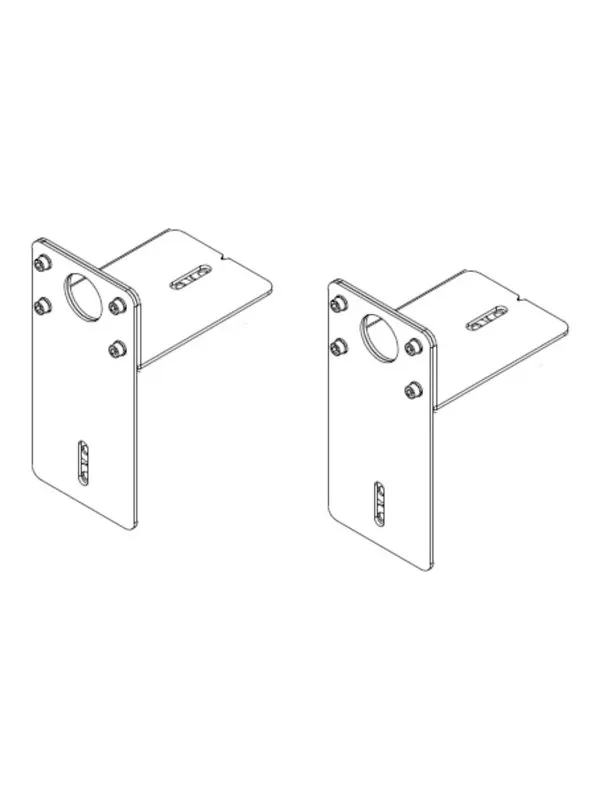 Multibrackets M mounting kit - for display stand - black - Max 160 kg - recommended for 75"