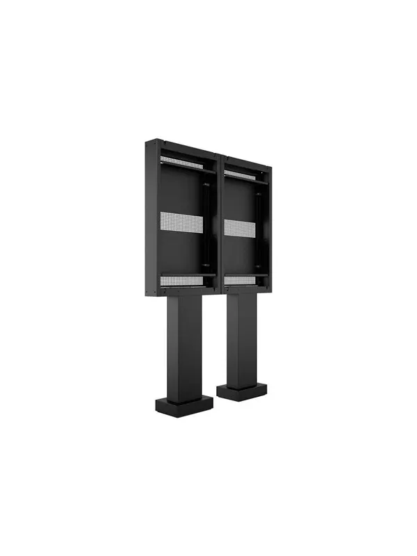 Multibrackets M mounting kit - for 2 LCD displays - black - Max - recommended for 55"