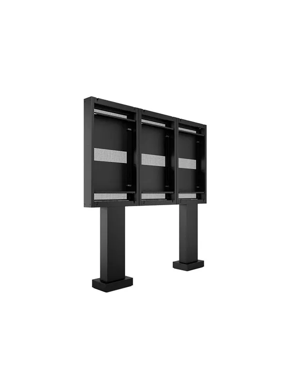 Multibrackets M mounting kit - for 3 LCD displays - black - Max - recommended for 55"