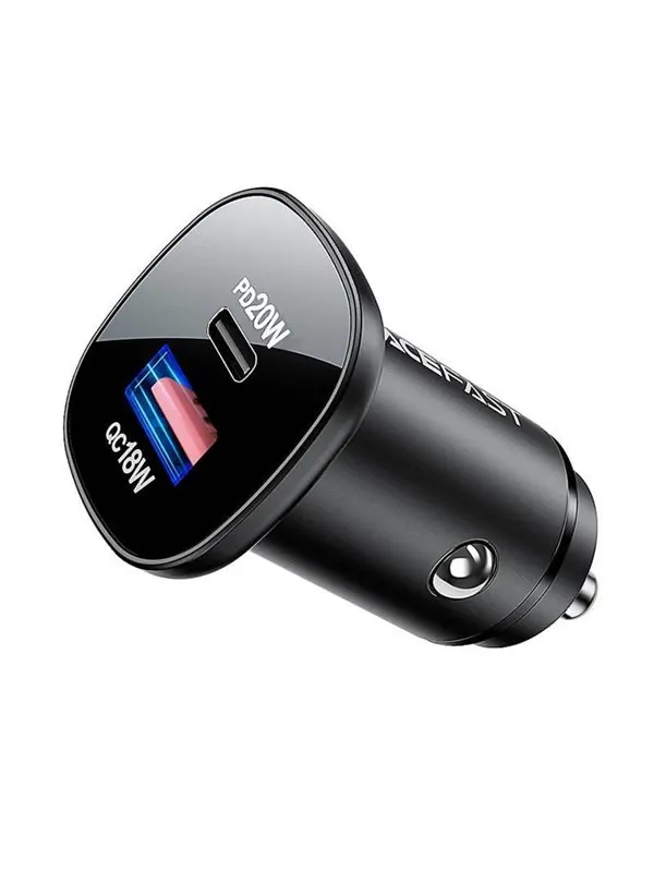 Acefast Fast Charge Car Charger B1 38W (1xUSB-C+1xUSB-A)