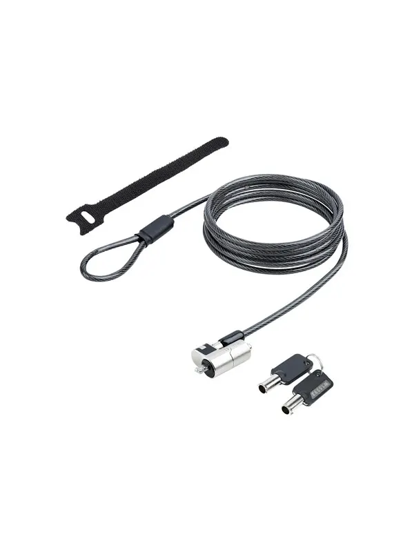 StarTech.com Nano Laptop Cable Lock 6ft (2m) Anti-Theft Keyed Lock Security Cable Locks Nano Slot Computers
