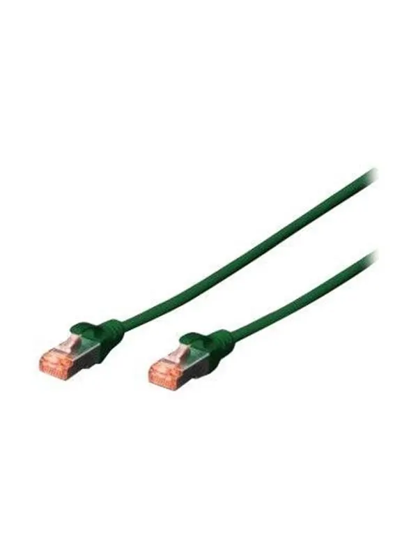 DIGITUS patch cable - 5 m - green RAL 6016 - 5m