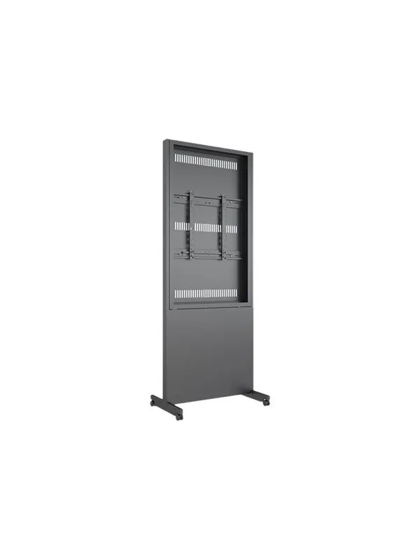 Multibrackets M Pro Series - cart - for LCD display - enclosure totem - black - Max 35 kg - recommended for 55"