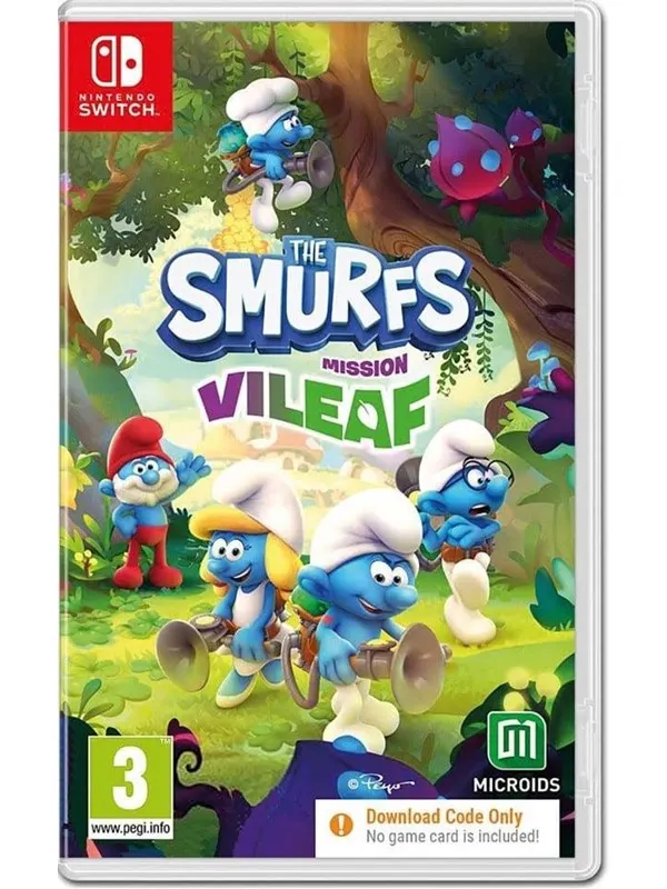 The Smurfs: Mission ViLeaf (Code in a Box) - Nintendo Switch - Plattformsspelare