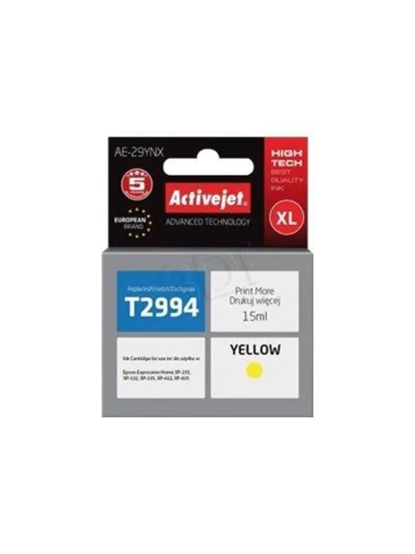 ActiveJet Supreme AE-29YNX - XL - yellow - ink cartridge (alternative for: Epson T2994)