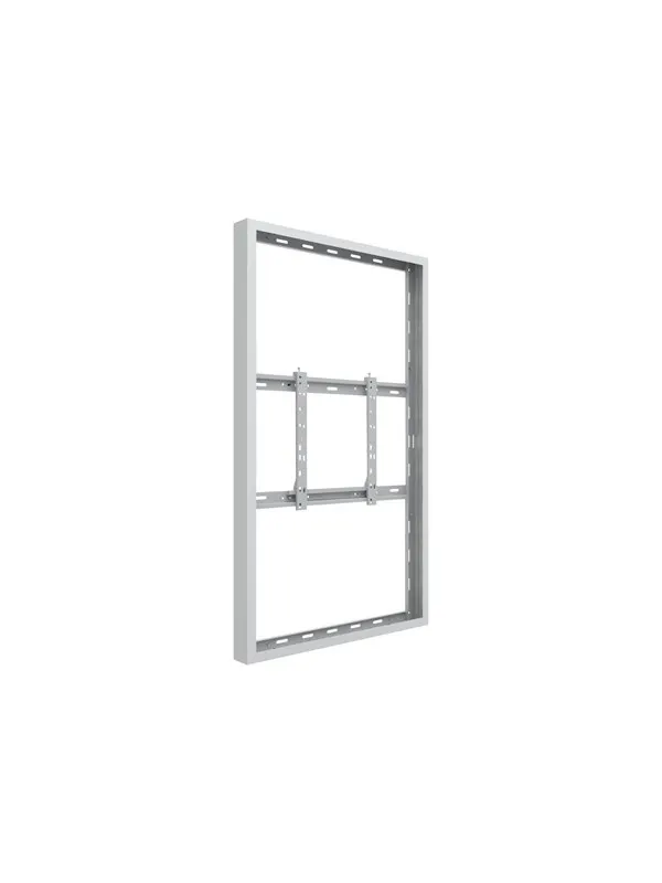 Multibrackets M Pro Series - enclosure - low profile - for digital signage LCD panel - medium - white - Max 25 kg - recommended for 65"