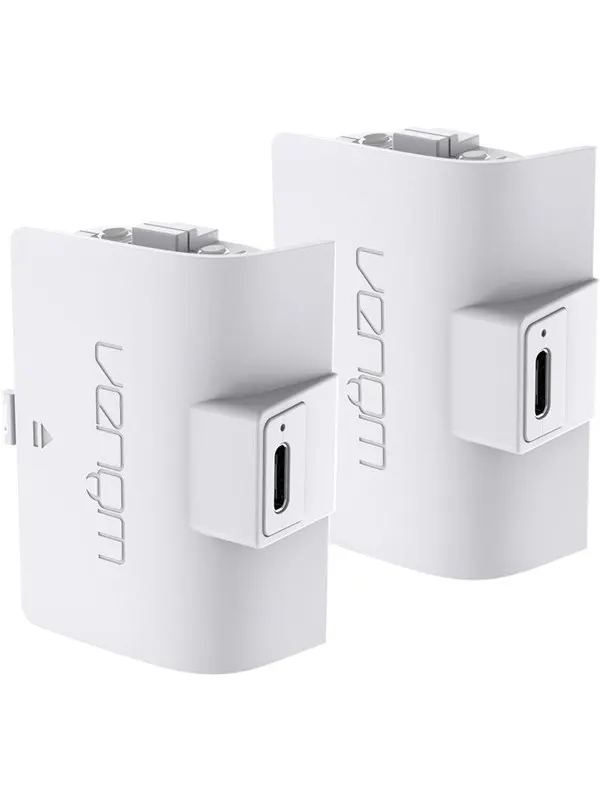 Venom Xbox Twin Rechargeable Battery Packs White - Microsoft Xbox One
