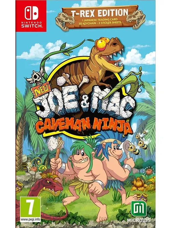 New Joe & Mac: Caveman Ninja - T-Rex Edition - Nintendo Switch - Plattformsspelare