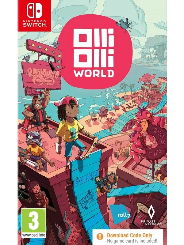 OlliOlli World (Code in a Box) - Nintendo Switch - Plattformsspelare