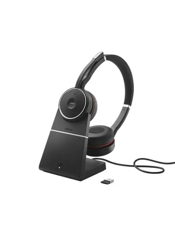 Jabra Evolve 75 SE UC Stereo w/ Charging Stand