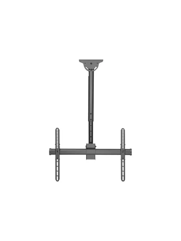 DIGITUS Universal TV Ceiling Mount with Telescopic Height-Adjustment - Max 50 kg - recommended for 70"