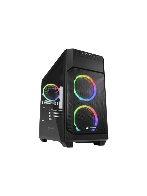 Sharkoon V1000 RGB - microATX - Chassi - Tower - Svart