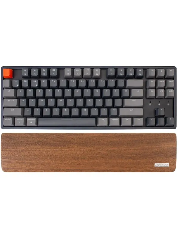 Keychron Walnut Wood Palmrest for K8 / C1 - Gaming Tangentbord - Brun