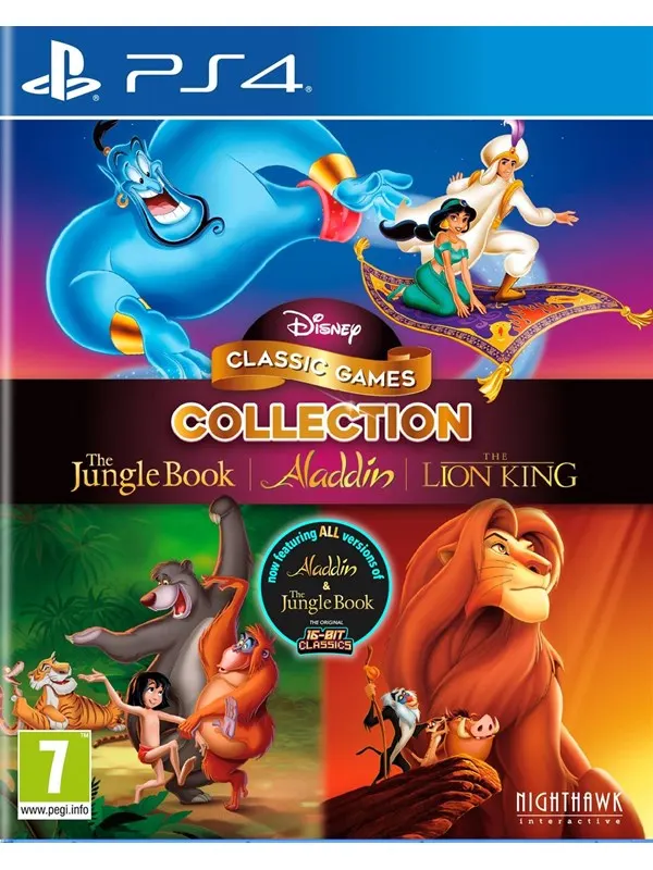 Disney Classic Games Collection: Aladdin The Lion King and The Jungle Book - Sony PlayStation 4 - Action