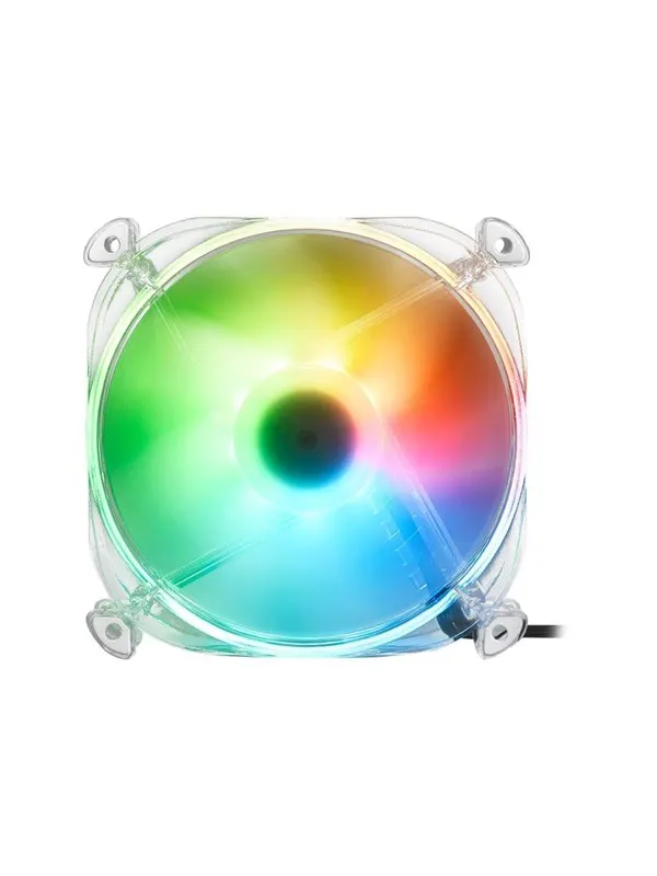 Sharkoon SHARK Disc PWM - Chassi fläkt - 120mm - Vit
