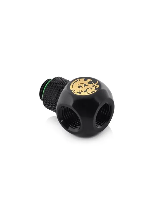 Bitspower G1/4" Matt Black Q-Rotary IG1/4"X3 Extender