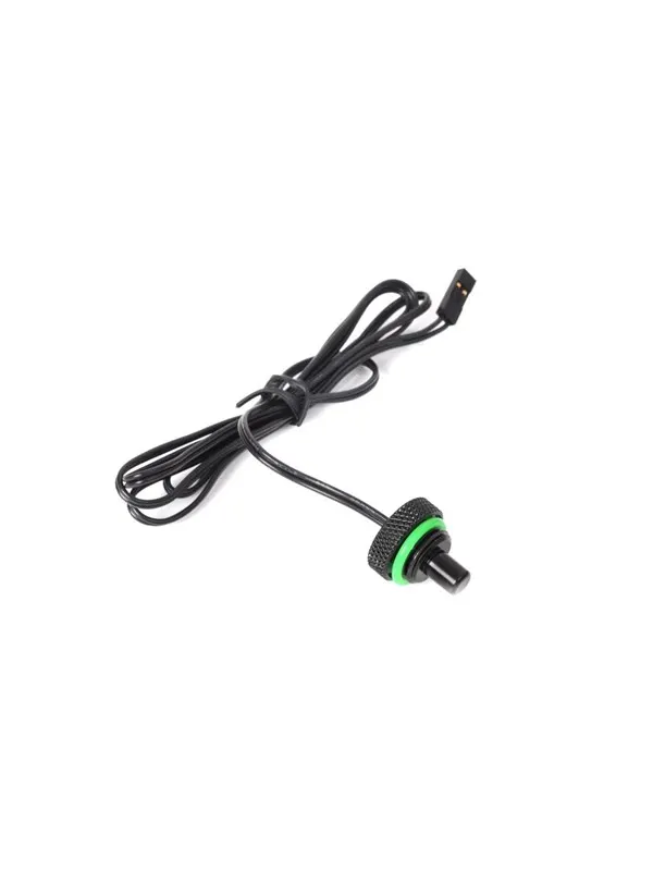 Bitspower G1/4" Matt Black Temperature Sensor Stop Fitting