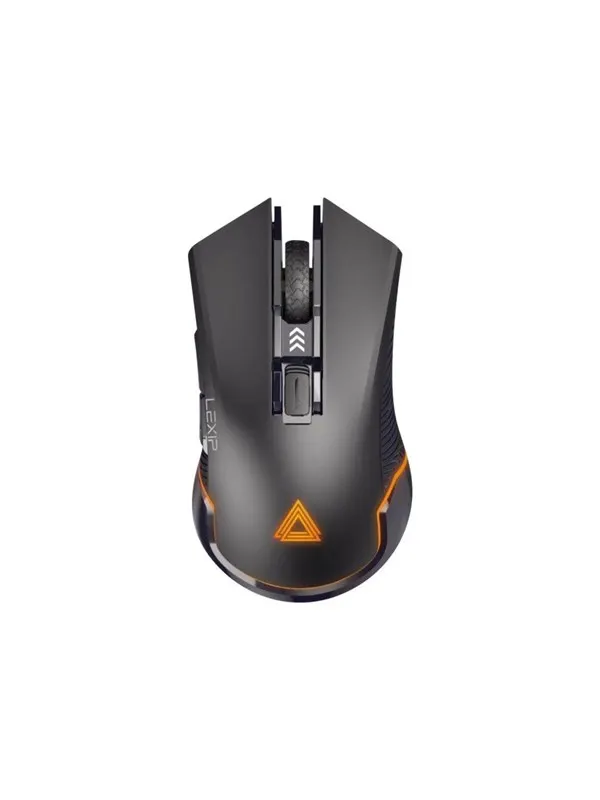 Lexip AR18 - mouse - Wi-Fi - Mouse - Optic - 6 knappar - Svart
