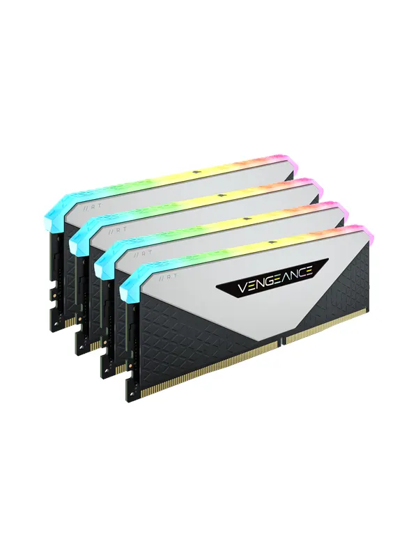 Corsair Vengeance RGB RT DDR4-3200 - 32GB - CL16 - Quad Channel (4 pcs) - AMD Optimized - Svart med RGB