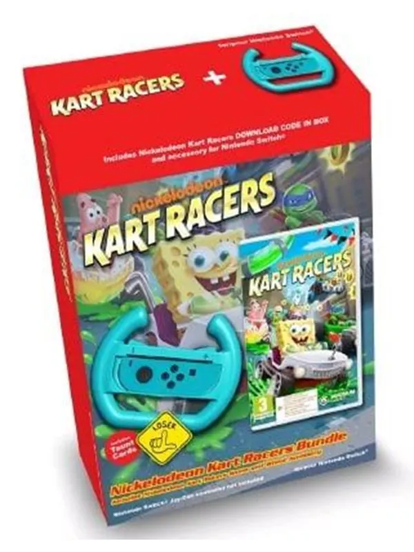 Nickelodeon Kart Racers - Wheel Bundle (Code in a Box) - Nintendo Switch - Racing