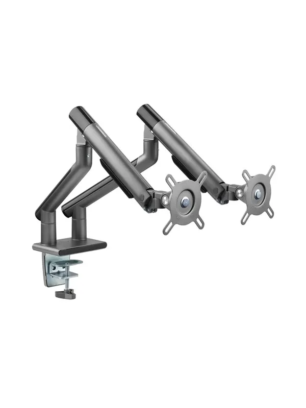 Alterzone Arm Duo dubbla bildskärmsarmar i aluminium, Grå