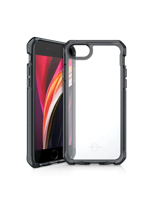 ITSKINS SUPREME CLEAR skal för iPhone SE (2022/2020) / 8 / 7 / 6s / 6® - Smoke och transparent