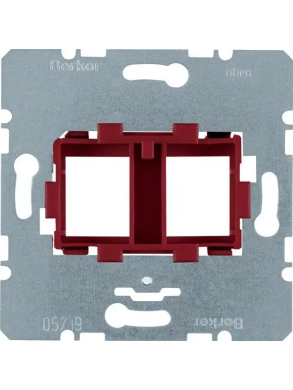 Berker Supporting plate red 2gang