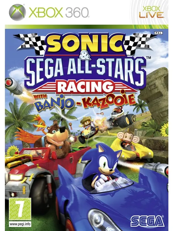 Sonic & SEGA All-Stars Racing with Banjo & Kazooie (Classics) - Microsoft Xbox 360 - Racing