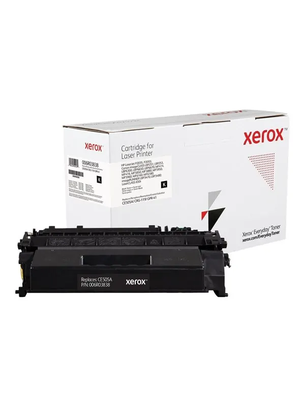 Xerox Everyday toner cartridge - Up to 2.300 pages | Equivalent to HP CE505A | Black toner | Laser printing