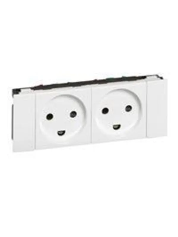 Legrand Socket danish standart 2p+e double