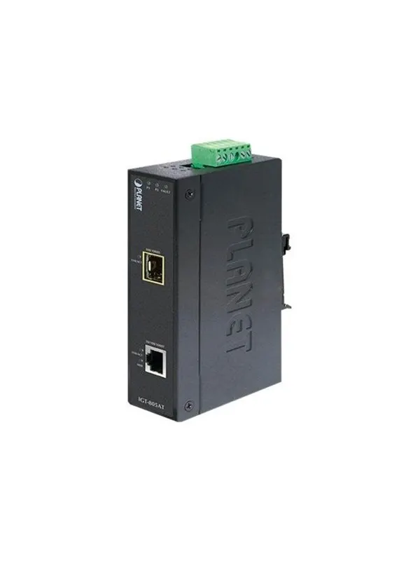 PLANET IGT-805AT Industrial 10/100/1000BASE-T to 100/1000BASE-X SFP Media Converter
