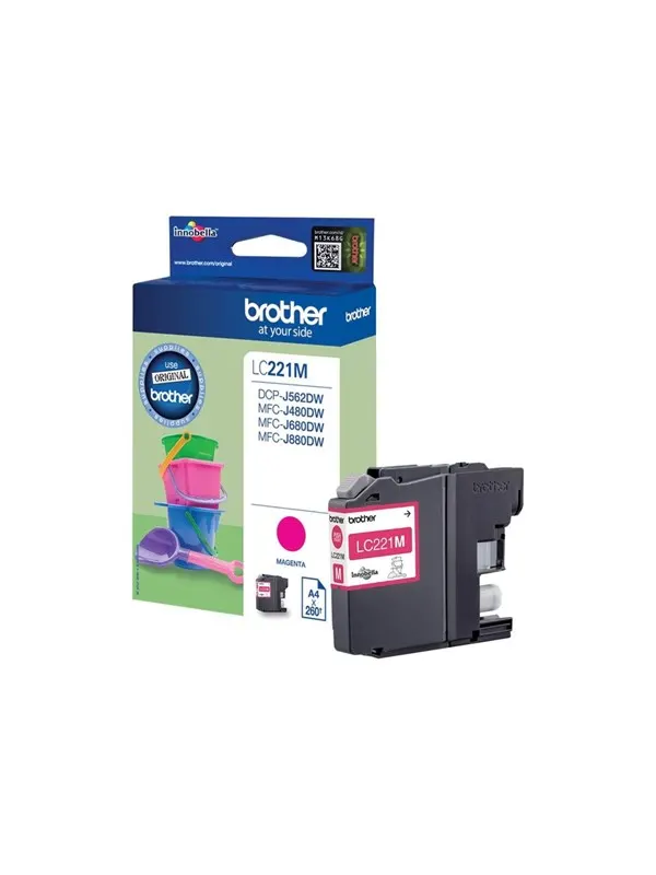 Brother LC 221M - Magenta Ink