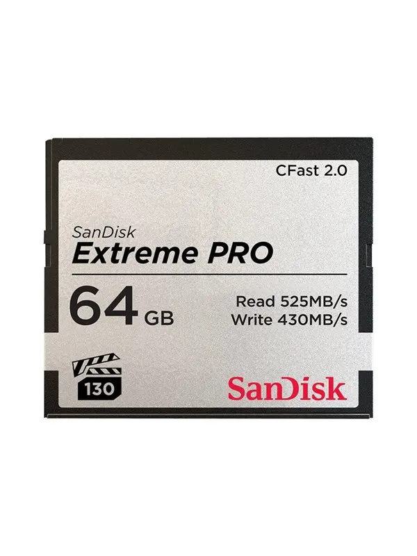 SANDISK Extreme Pro CFast 2.0 - 525MB/s - 64GB