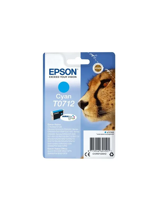 Epson T0712 - Cyan Ink