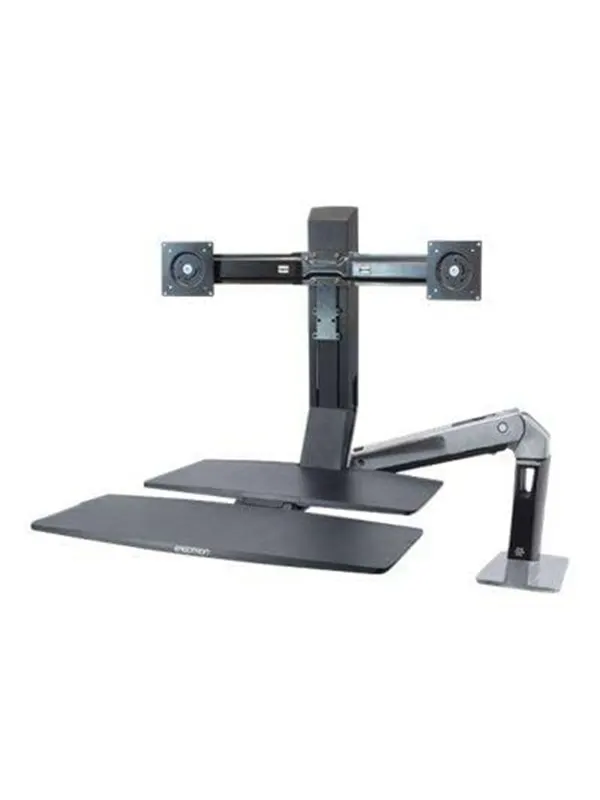 Ergotron WorkFit-A Dual with Worksurface+ - ställ
