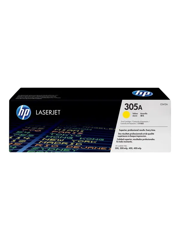 HP 305A / CE412A Yellow Toner - Tonerkassett Yellow